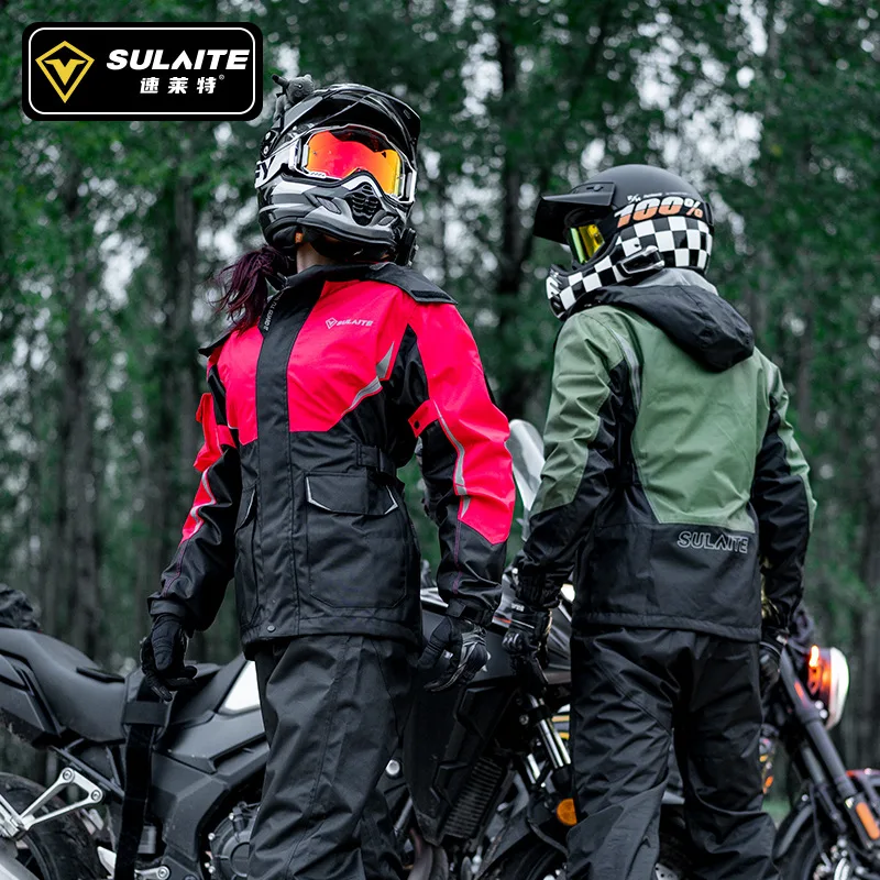 Männer Frauen wasserdicht Moto – Fishing Rain Suit Bewertung und Preis
