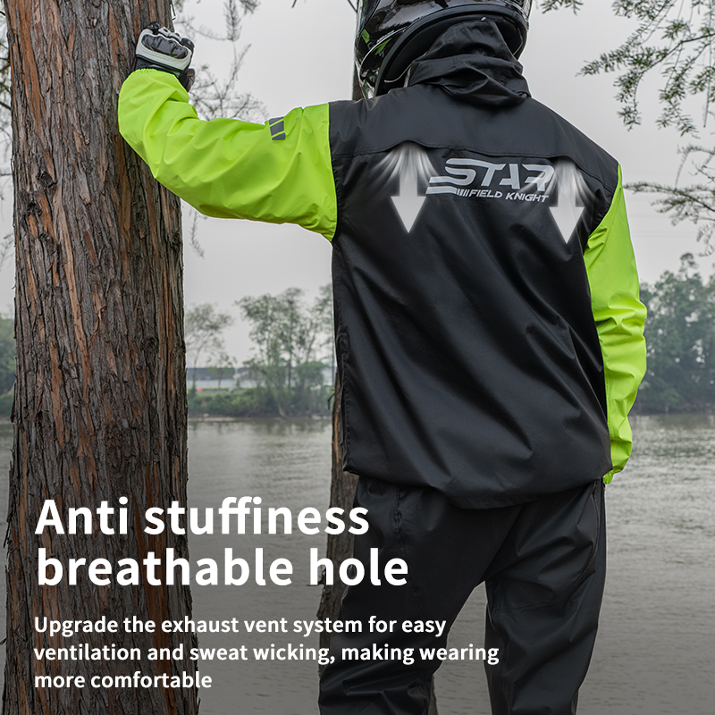 SFK Schwarzer Motorrad-Regenan – Fishing Rain Suit Bewertung und Preis