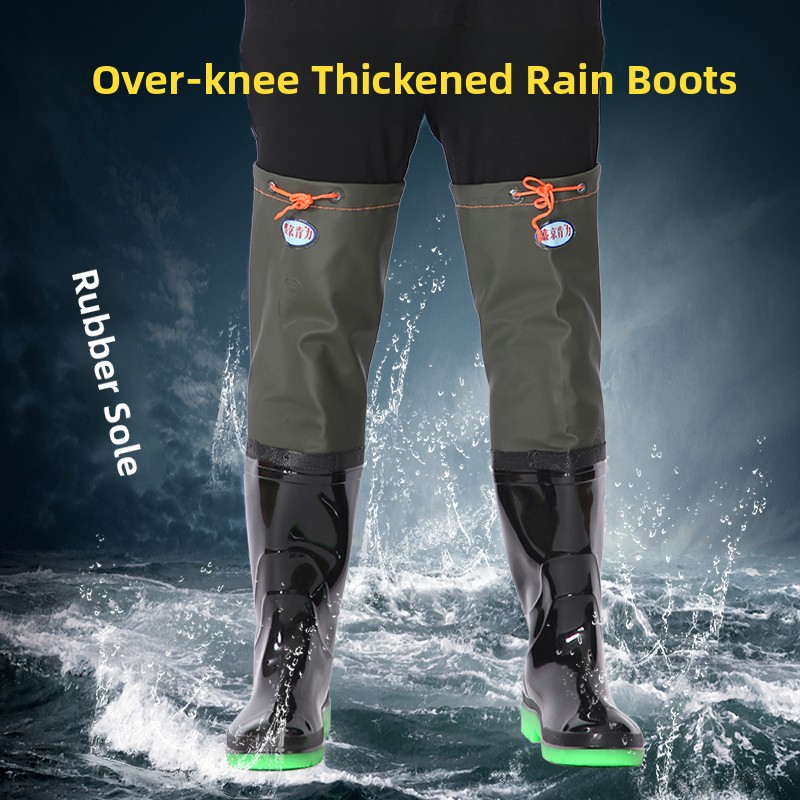 Verstärkte Overknee-Regenstief – Fishing Boots Bewertung und Preis